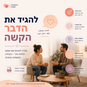 איור של אדם חושב או מדבר, מסמל התמודדות עם שיחות קשות, מתוך הספר הדיגיטלי 'להגיד את הדבר הקשה' של כיוון.